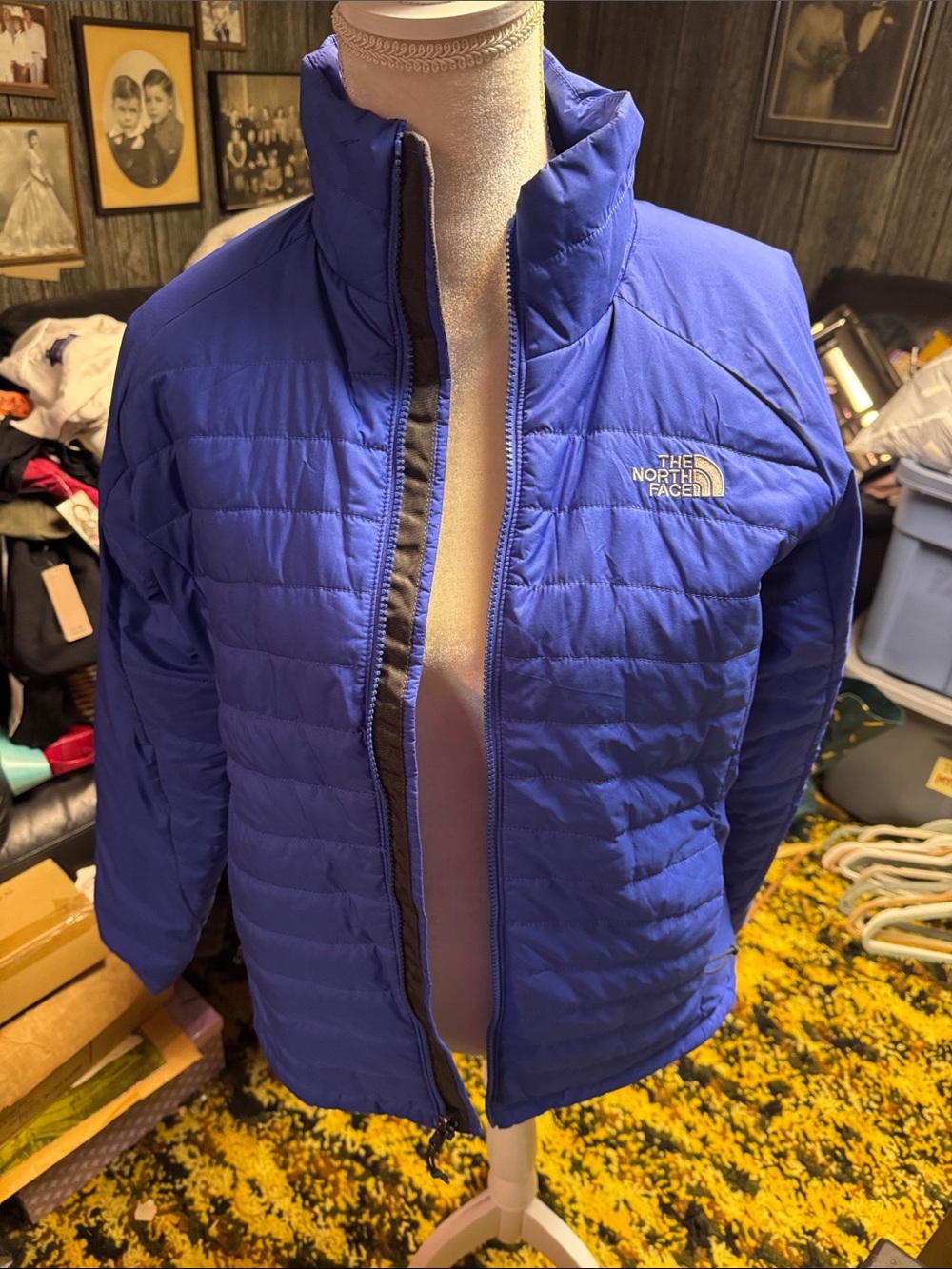 The North Face Women's Royal Blue Quilted Insulated Jacket